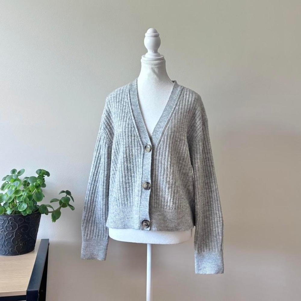 BUTTON UP CARDIGAN - Picture 1 of 2